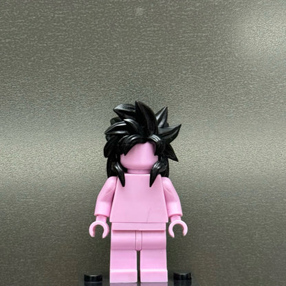 Custom Minifigure Accessories: Dragon Ball Character Hair (7 Styles)