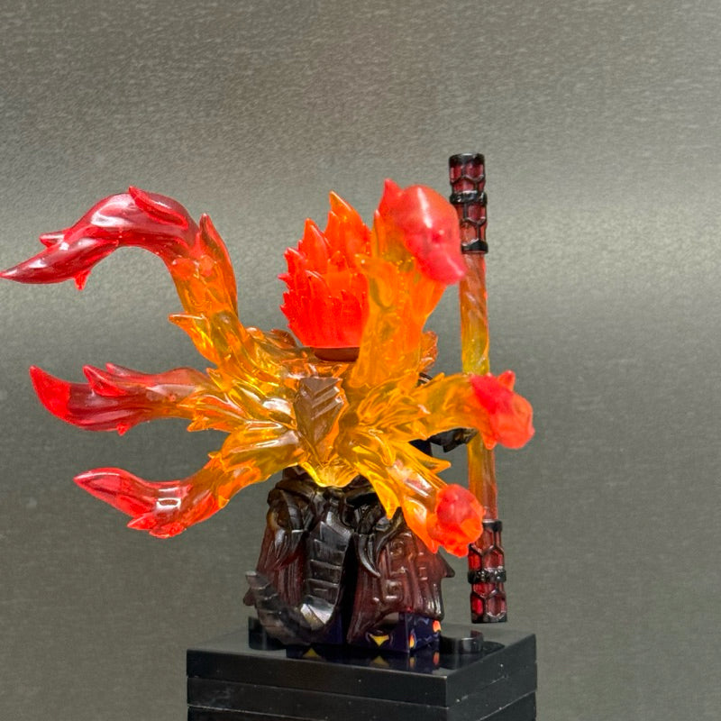 Hellfire Sun Wukong Custom Minifigure – Inspired by the Fiery Monkey King