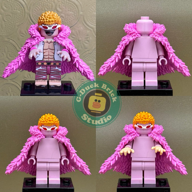Doflamingo Character Custom Minifigure Accessories - One Piece Inspired