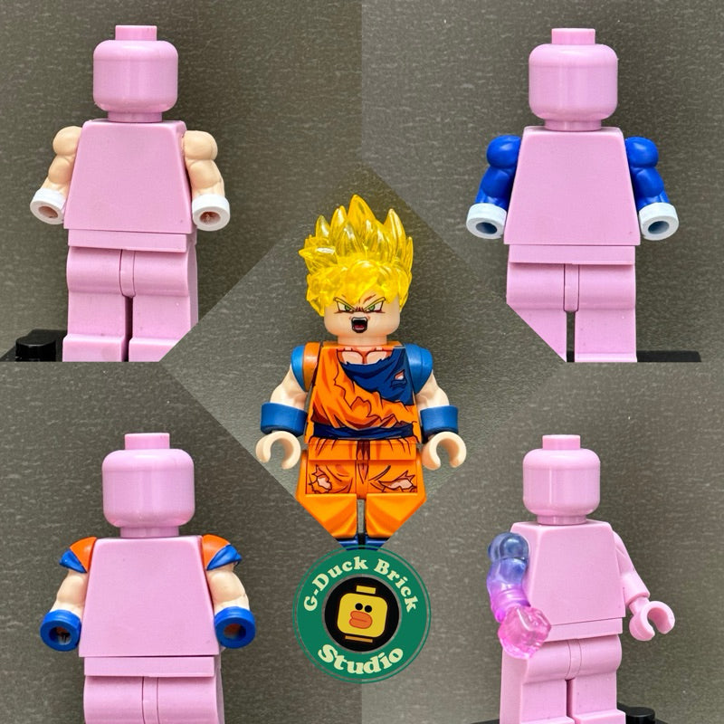 Super Saiyan Goku Arm Accessory From Dragon Ball Custom Minifigure Toys