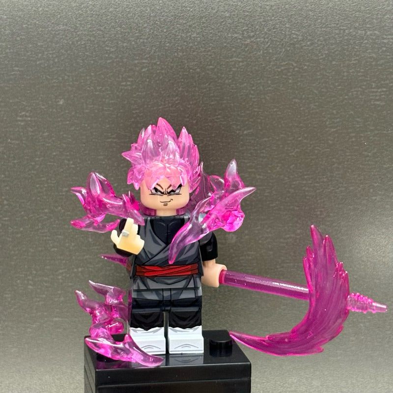 Custom Minifigure: Black Goku with Accessories from Dragon Ball Super
