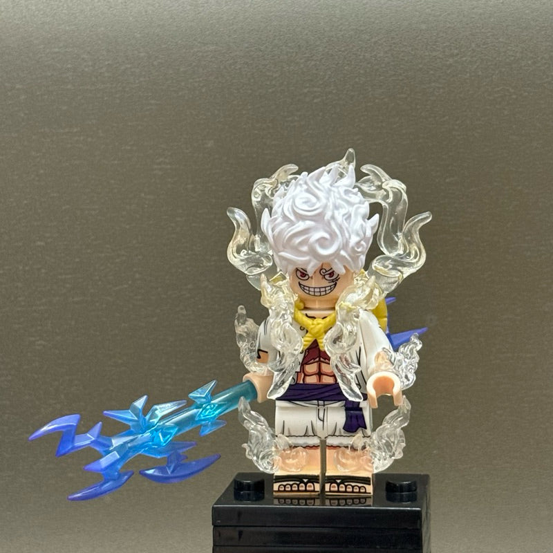 Luffy Gear 5 “Nika” – Custom Minifigure Set Inspired by One Piece