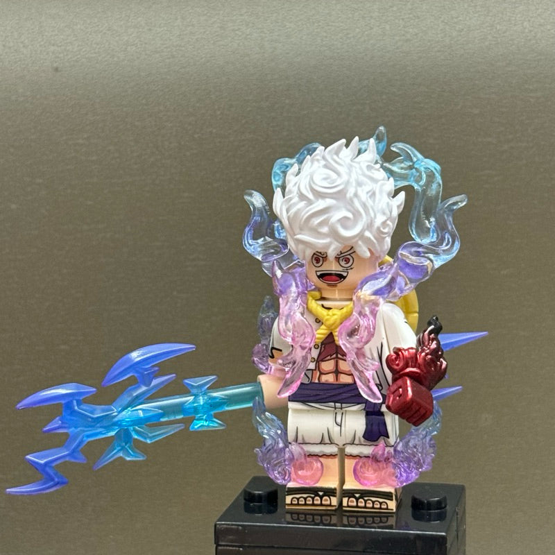 Luffy Gear 5 “Nika” – Custom Minifigure Set Inspired by One Piece