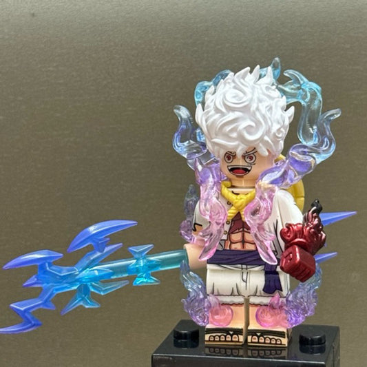 Luffy Gear 5 “Nika” – Custom Minifigure Set Inspired by One Piece