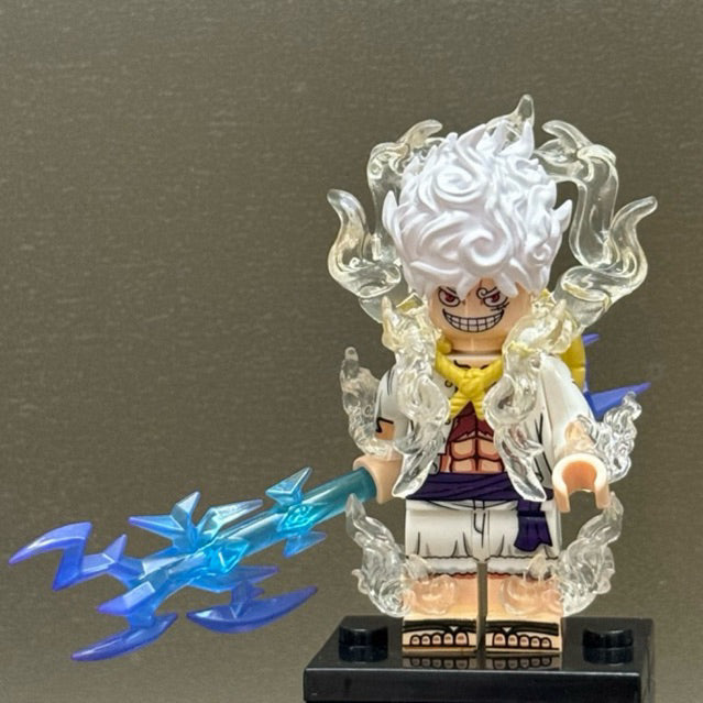 Luffy Gear 5 “Nika” – Custom Minifigure Set Inspired by One Piece