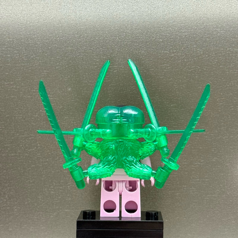 Zoro Asura Effect + Hair Custom Minifigure Accessories – One Piece