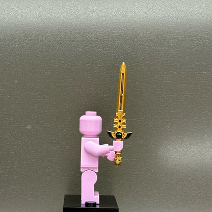 Warhammer 40K Inspired Custom Minifigure Accessories – Sword & Bolter Combo