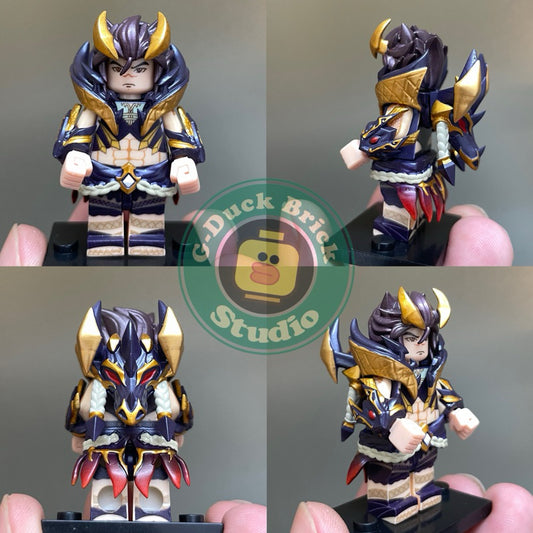 Obsidian Dragon Character Custom Minifigure – League of Legends