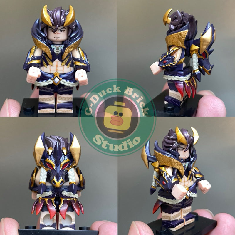Obsidian Dragon Character Custom Minifigure – League of Legends