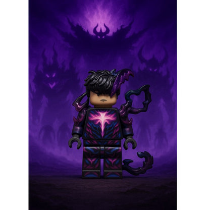 Custom Minifigure: Sung Jin Woo Monarch Form in Solo Leveling
