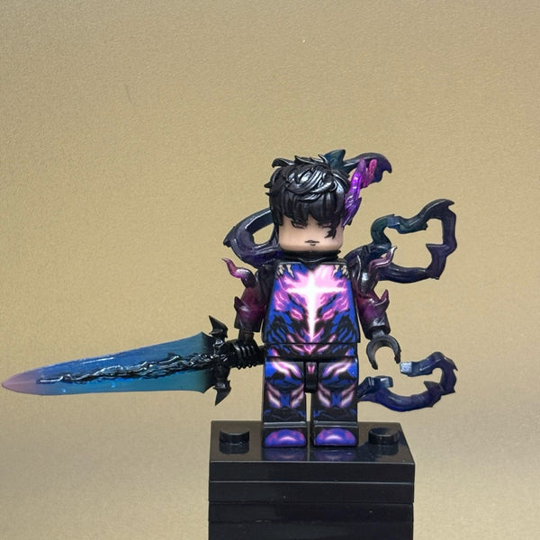 Custom Minifigure: Sung Jin Woo Monarch Form in Solo Leveling